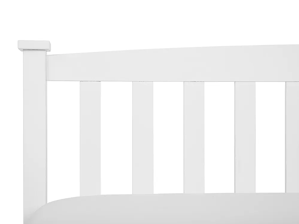 Bed Pine Wood GIVERNY 90 x 200 cm (EU Single) White_752688