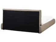 Bed Boucle VINAY 160 x 200 cm (EU King Size) Brown_969423