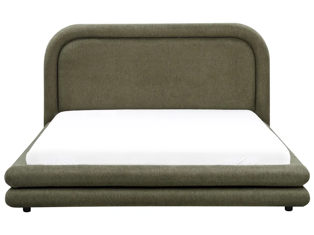 Wasserbett Kunstleinen LAVARDENS 160 x 200 cm Grün_971105