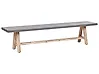 Gartenbank TONNARE 200 cm Beton Grau