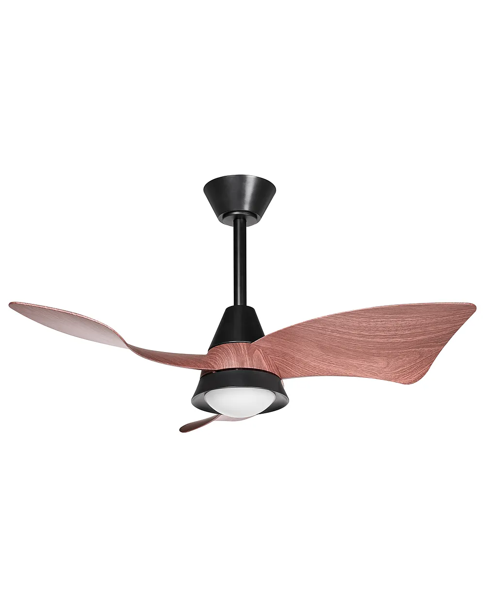 Plafondventilator met verlichting HAINES met afstandsbediening LED Zwart