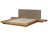 Bed Boucle ZEN 160 x 200 cm (EU King Size) Natural Ash Wood_1079868