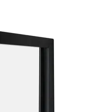 Faltbare Dusch­tür NELTUME 80 x 190 cm Schwarz_998909
