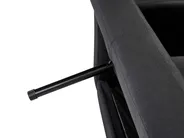 Schlafsofa 2-Sitzer FLORLI Stoff Schwarz_704110