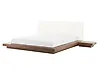 Bett mit Lattenrost ZEN 160 x 200 cm Braune Esche