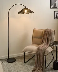 Floor Lamp MIGORI Paper Black_1029242