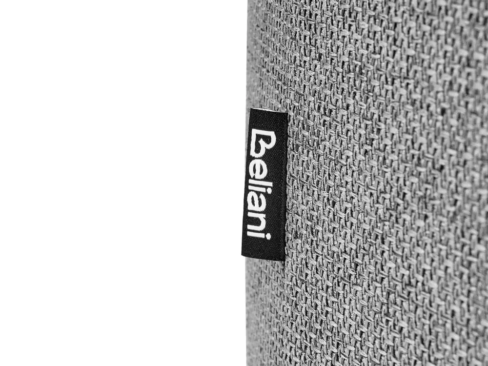 Pouf mit Stauraum FERNDALE Stoff Hellgrau_1056255