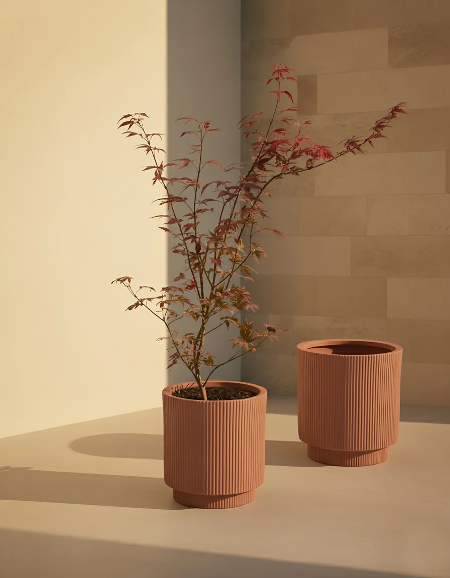 Blumenkübel DARIA 30 cm Braun_1018148