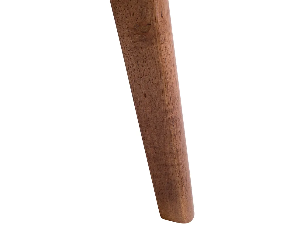 Ausziehbarer Esstisch MADOX Dunkle Walnuss 150/190 cm 90 cm_777893