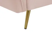 Sofa 3 Seater FREDERICA Velvet Pink_766884
