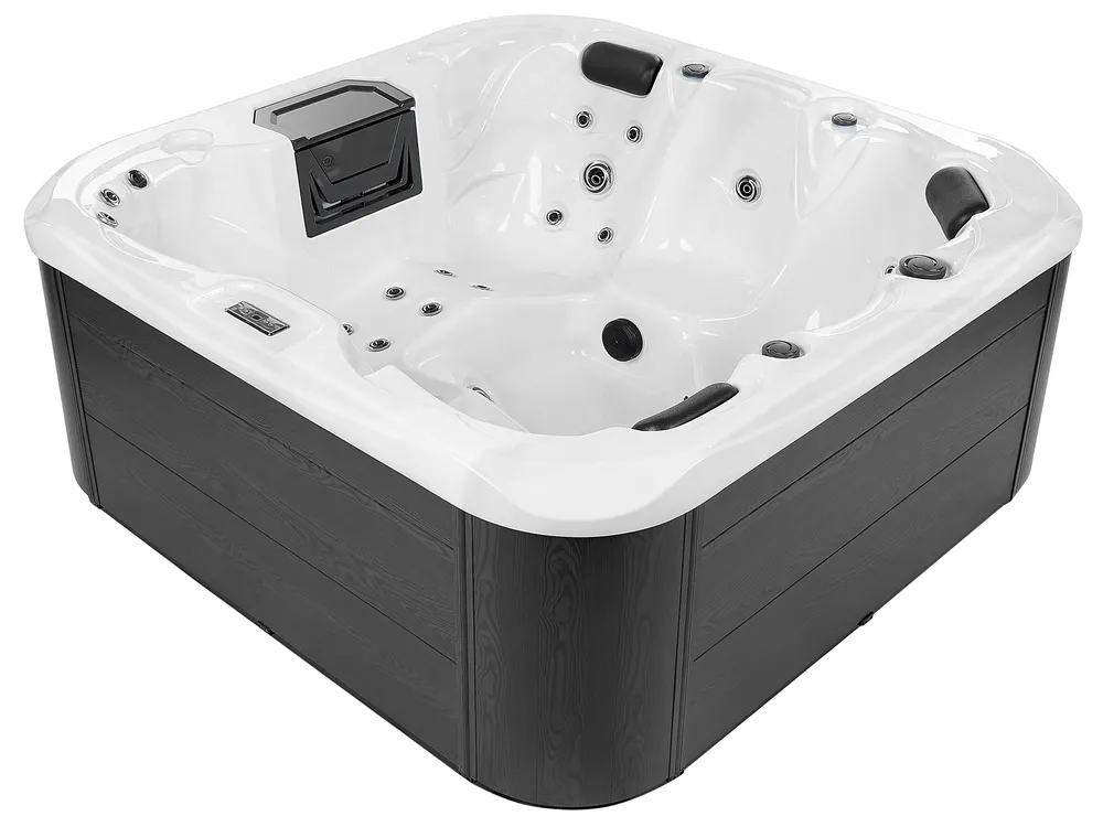 Outdoor Hot Tub with LED LASTARRIA White_877244