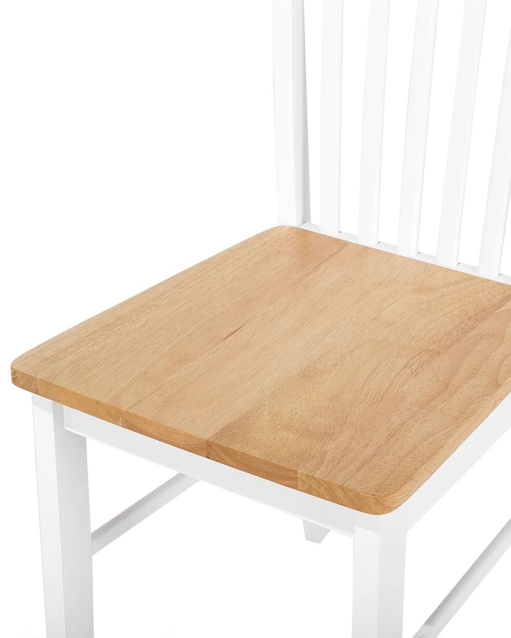 Esszimmerstuhl 2er Set HOUSTON Holz Weiß_696566