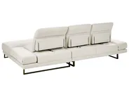 Corner Sofa 4 Seater IKAST Fabric Light Beige Left Hand_961865