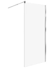 Duschwand AHAUS 90 x 190 cm Silber_944250