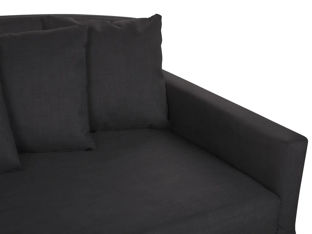 Bezug für 3-Sitzer Sofa GILJA Schwarz_792598