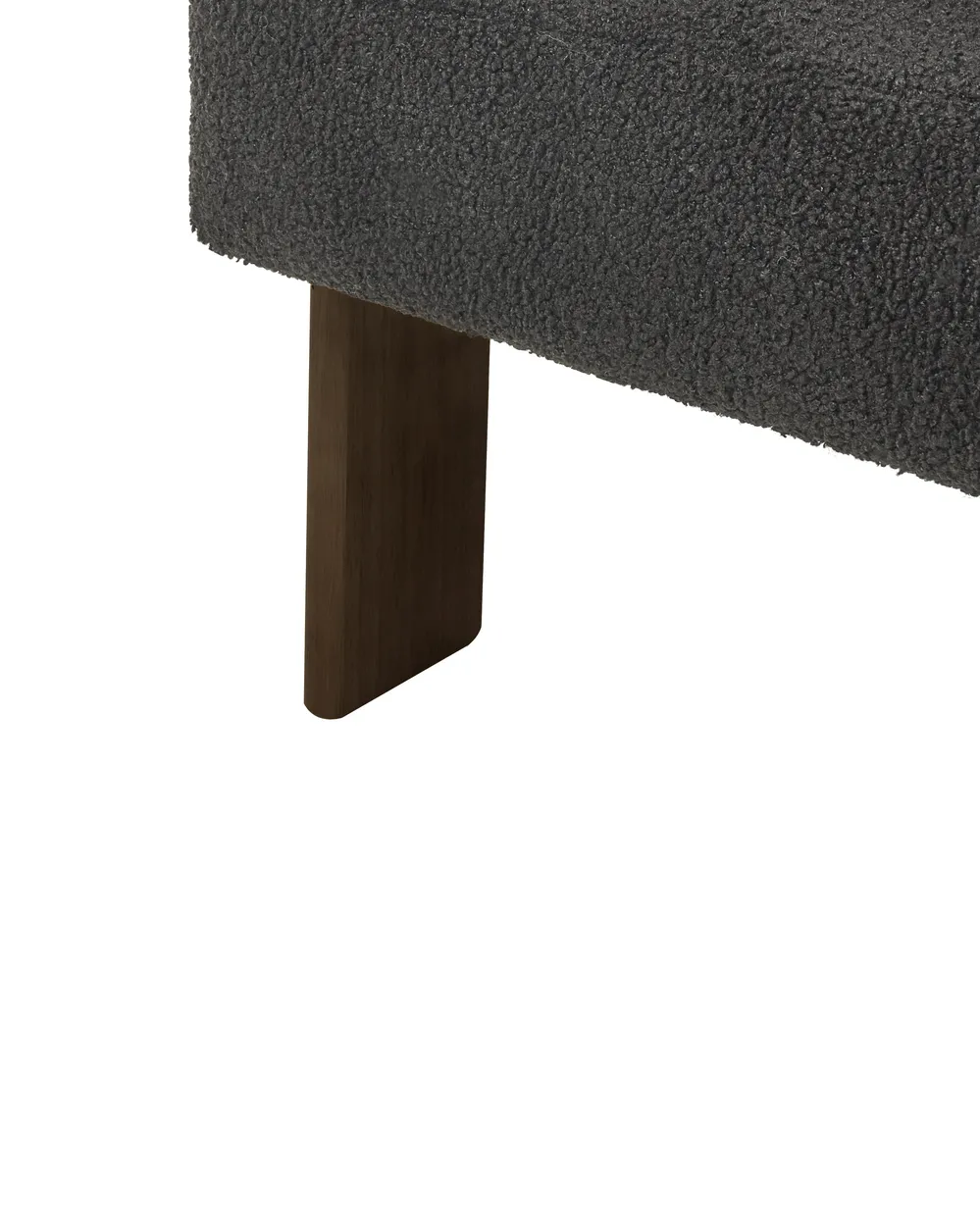 Sessel ILBRO Bouclé Schwarz / Dunkelbraun_984770