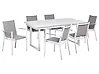 Gartenmöbel Set 6-Sitzer VALCANETTO/BUSSETO Metall Grau