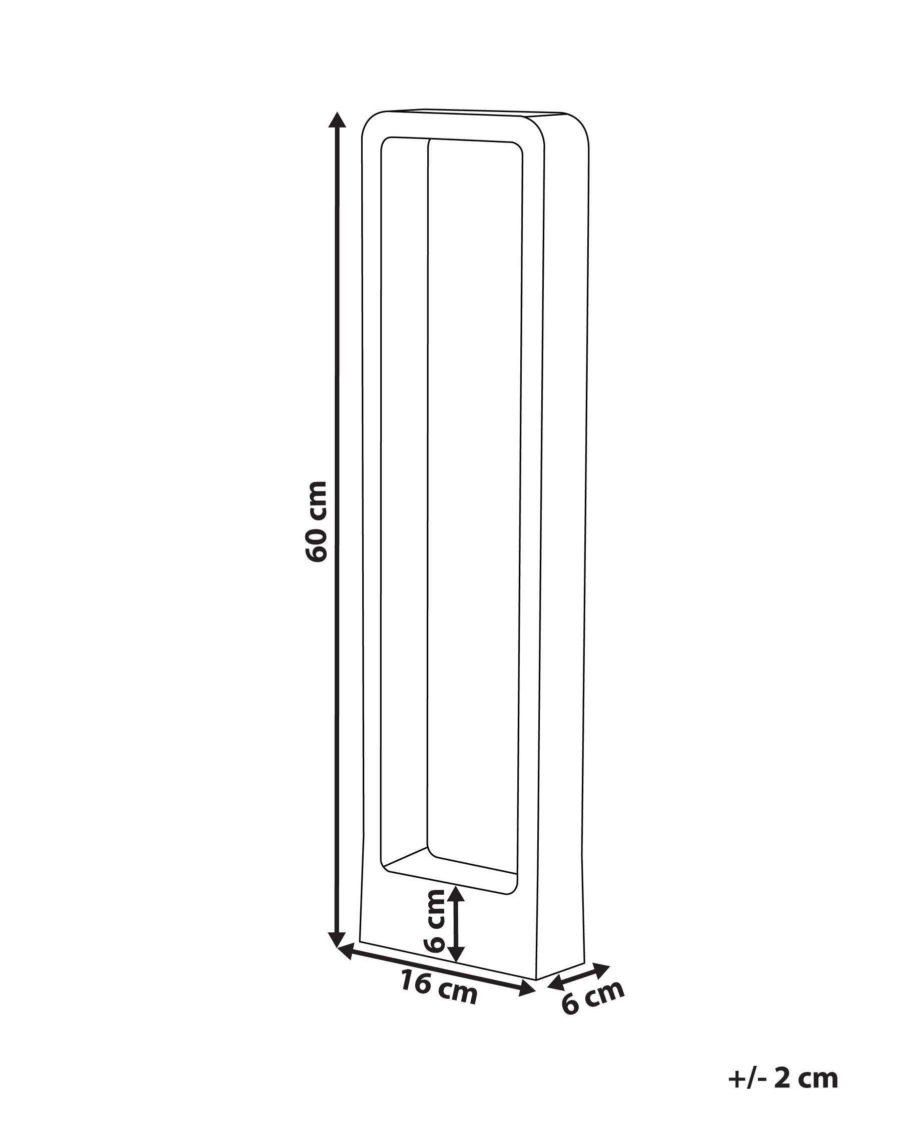 LED Pollerleuchte PERDIDO Schwarz_917026
