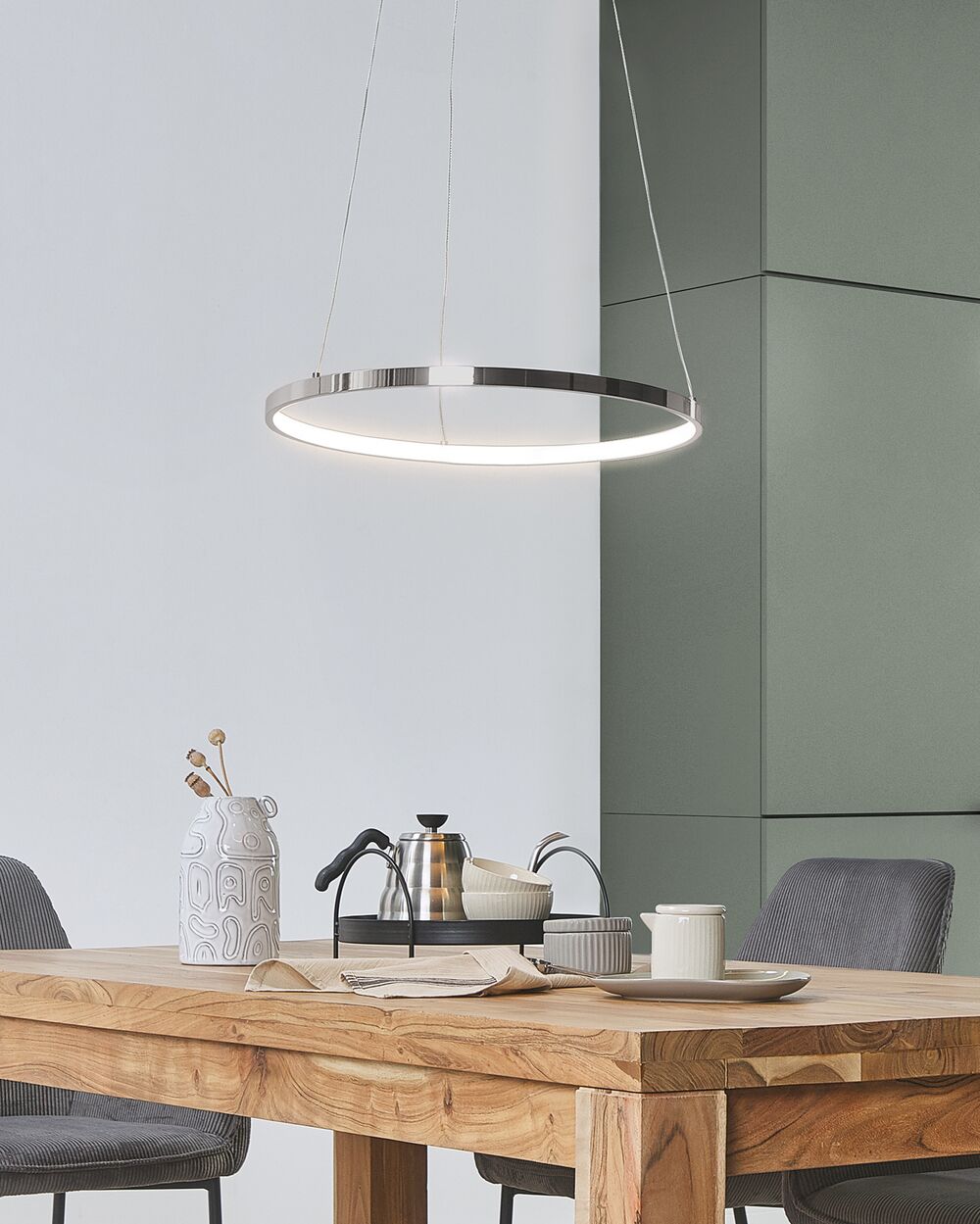 LED lampa za vješanje JORDAN Metal Srebrni