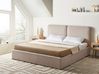 Bett mit Stauraum ARBOIS Stoff Beige 180 x 200 cm