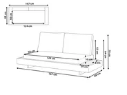 Gartensofa 2-Sitzer MARETTIMO zertifiziertes Akazienholz Beige_1154069