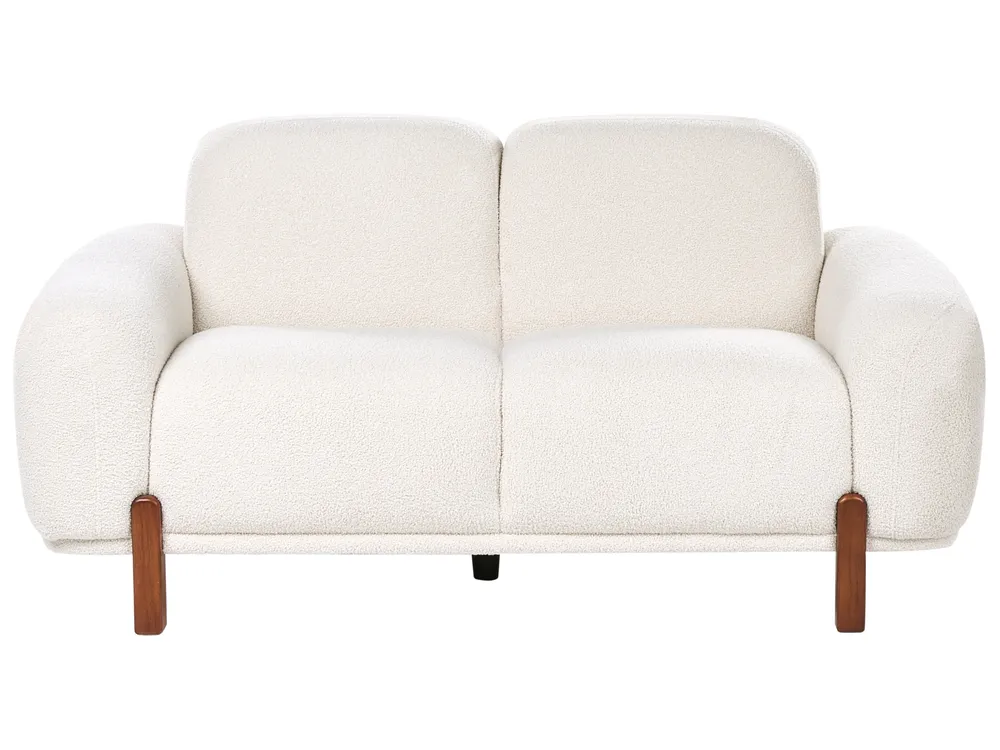 Sofa Set 4-Sitzer ODNES Bouclé Weiß_1053434