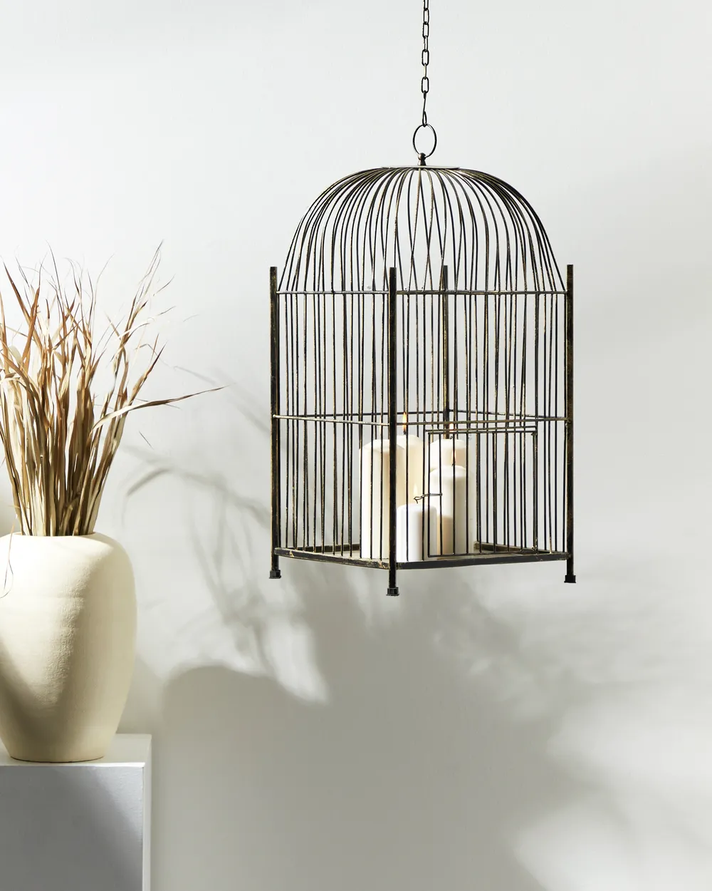 Lantern COMOROS 62 cm Metal Gold