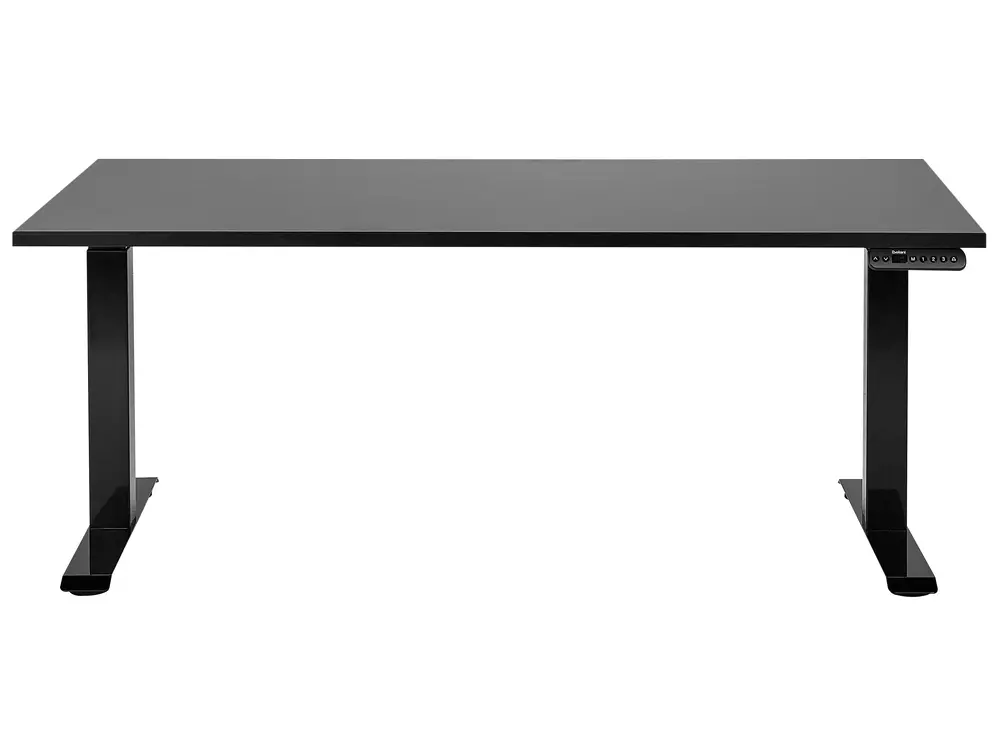 Schreibtisch elektrisch höhenverstellbar DESTINES 160 cm 72 cm Schwarz_899500