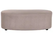 Sofa AMAL mit Ottomane Stoff Taupe_1143362
