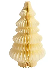 Weihnachtsdekoration Tischlampe DREVJA 51 cm Weihnachtsbaum Beige_1186100
