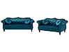 Sofa Set 5-Sitzer SKIEN Samtstoff Blaugrün