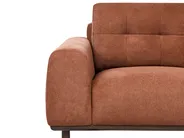 Sofa 2 Seater LAURILA Fabric Golden Brown_951754