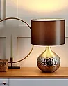 Tischlampe YAKIMA Porzellan Grau