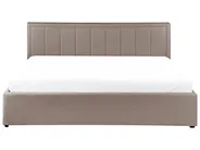 Bett mit Stauraum MONTLAUR Bouclé Taupe 180 x 200 cm_958615