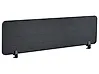 Desk Screen ZIGGY 160 x 40 cm Dark Grey