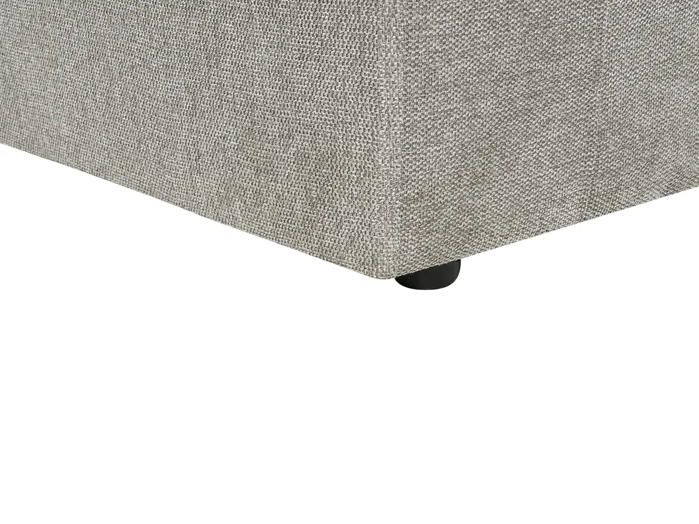 Sofa 3-Sitzer ALLA Stoff Hellgrau_893854