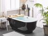 Freistehende Badewanne TESORO 170 x 77 cm Schwarz