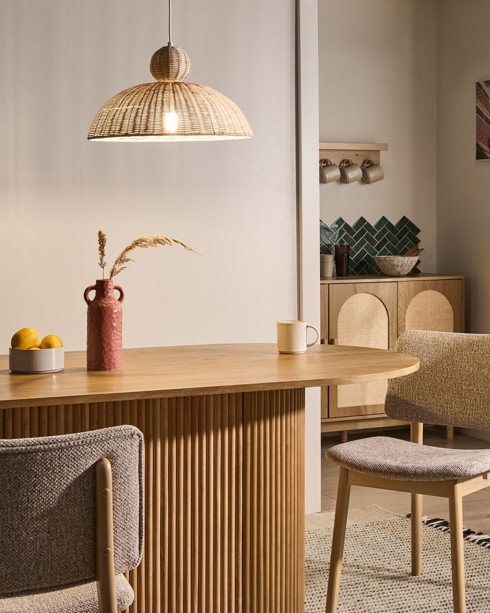 Hanglamp SUERTE Rotan Natuurlijk