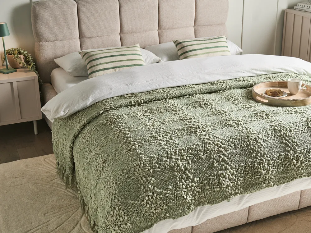Kuscheldecke VELLA 220 x 240 cm Grün