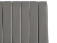 Bett mit Stauraum VION Samtstoff Grau 160 x 200 cm_826758