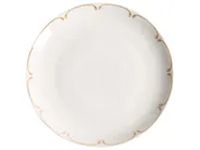 Set of 24 Dinnerware CHAROLI Porcelain White/ Gold_1061874