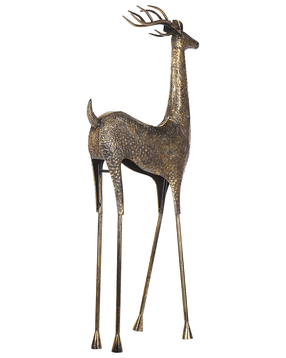 Floor Christmas Decoration PELLO 126 cm Reindeer Gold_787006