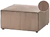 Ottoman LEMVIG Corduroy Dark Beige
