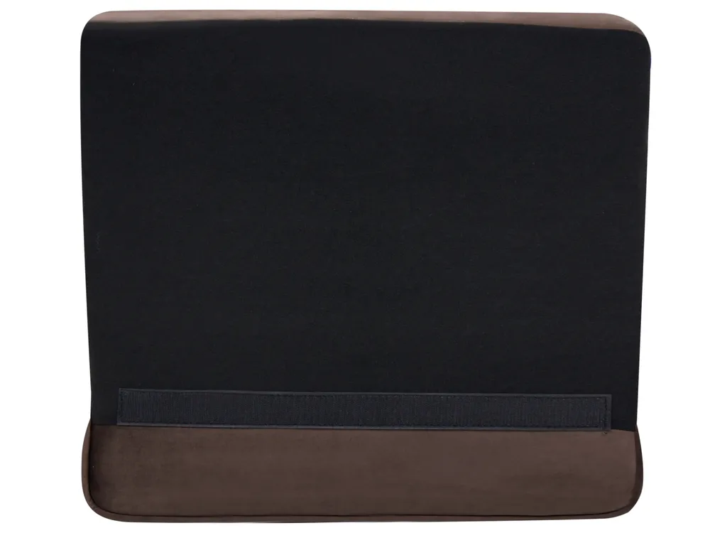 Sofa 3-Sitzer CHESTERFIELD Samtstoff Dunkelbraun_1065050