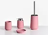 4-delige badkameraccessoireset SUCHES Roze