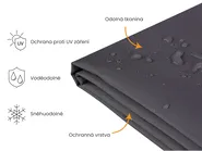 Regenhoes CHUVA 185 cm 105 cm 75 cm Zwart_993181