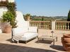 Gartensofa mit Tisch 2-Sitzer SAMPIERI Metall Braun