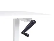 Schreibtisch manuell höhenverstellbar DESTINES 160 cm 72 cm Weiß_898815