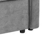 Sofa Bed 3 Seater BLEIK with Storage Chenille Light Grey_944977