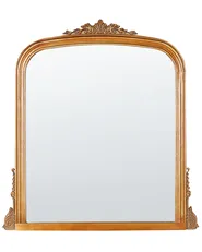 Wandspiegel SUSSEY 75 cm 78 cm Gold_900172